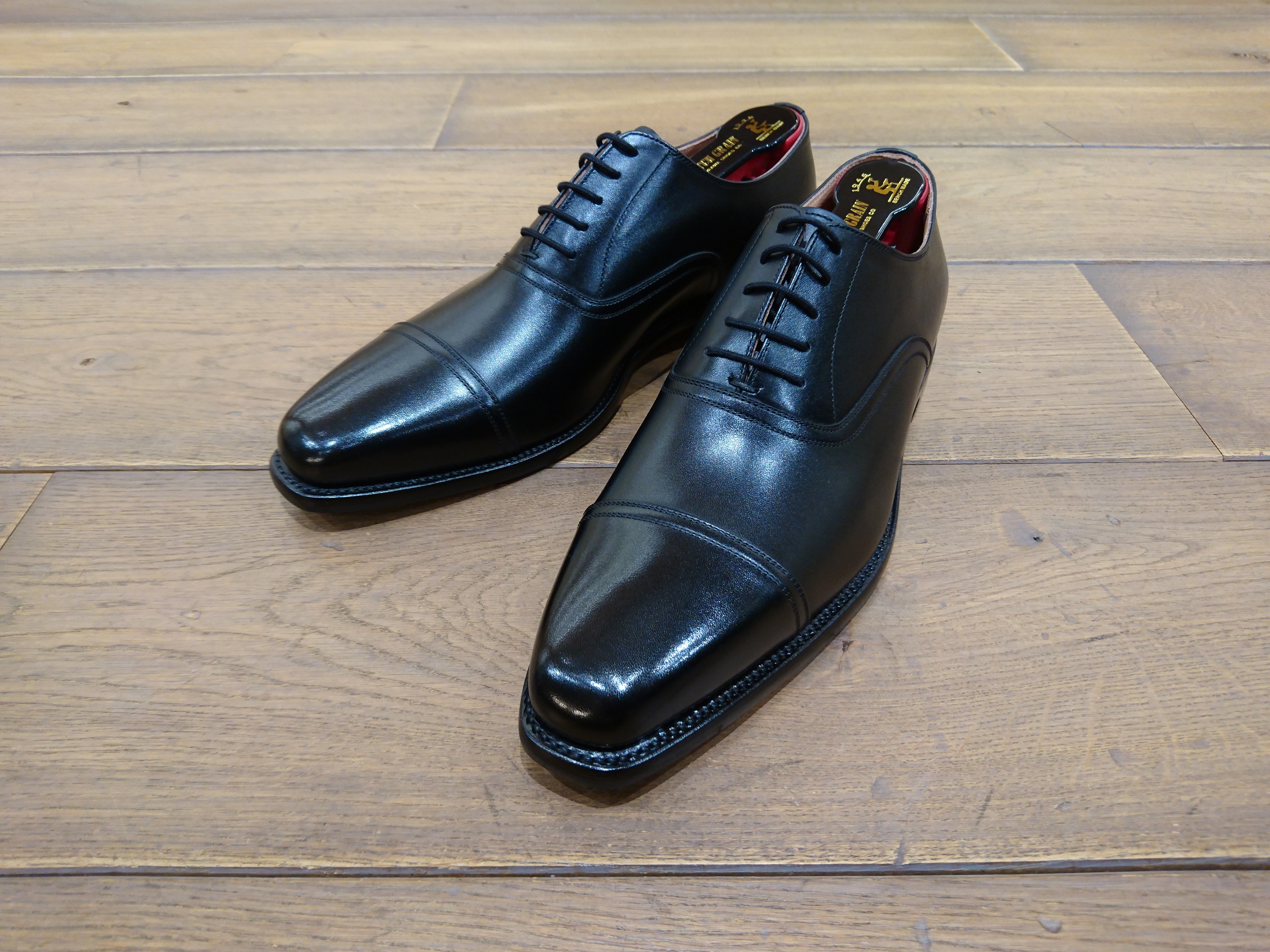 スコッチグレイン　ベルオム　25.5cm 紳士靴　革 ビジネス　ストレートチップ