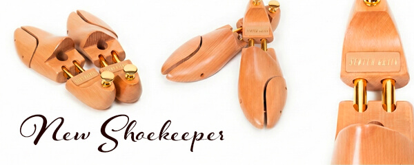 新しい木製シューキーパー販売開始！